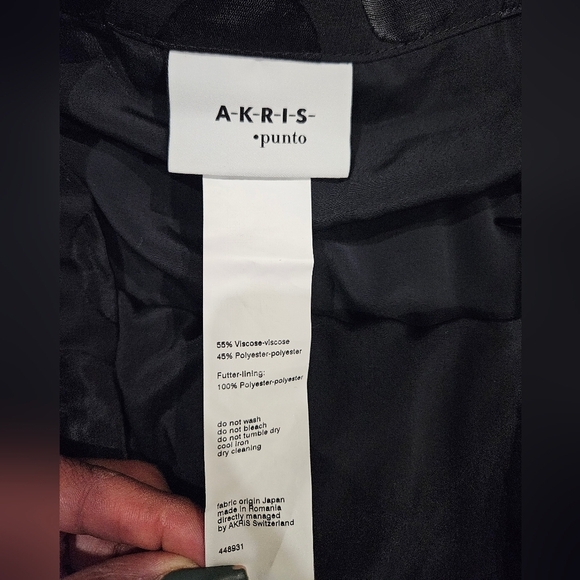 AKRIS Punto Polka Dot Midi Skirt SZ 10 - Picture 2 of 2